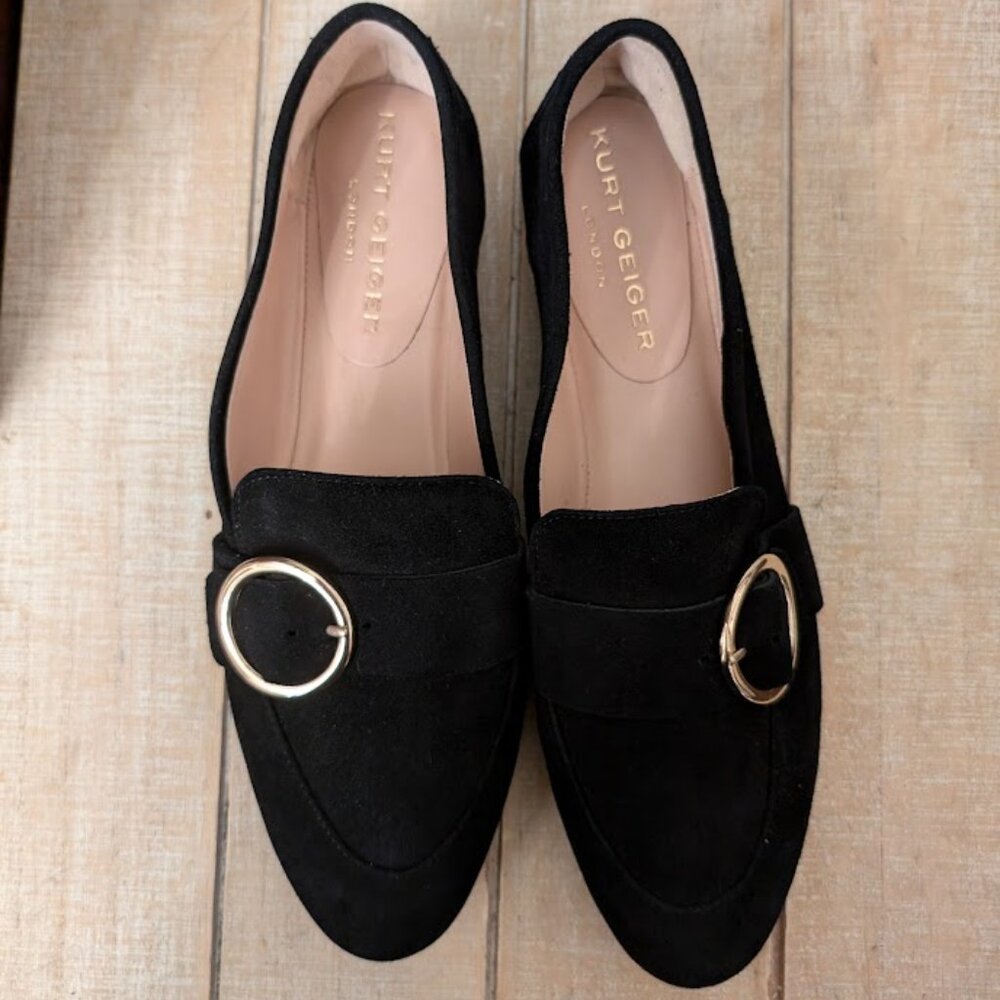 NWOB! Kurt Geiger Microsuede Women's Loafers
